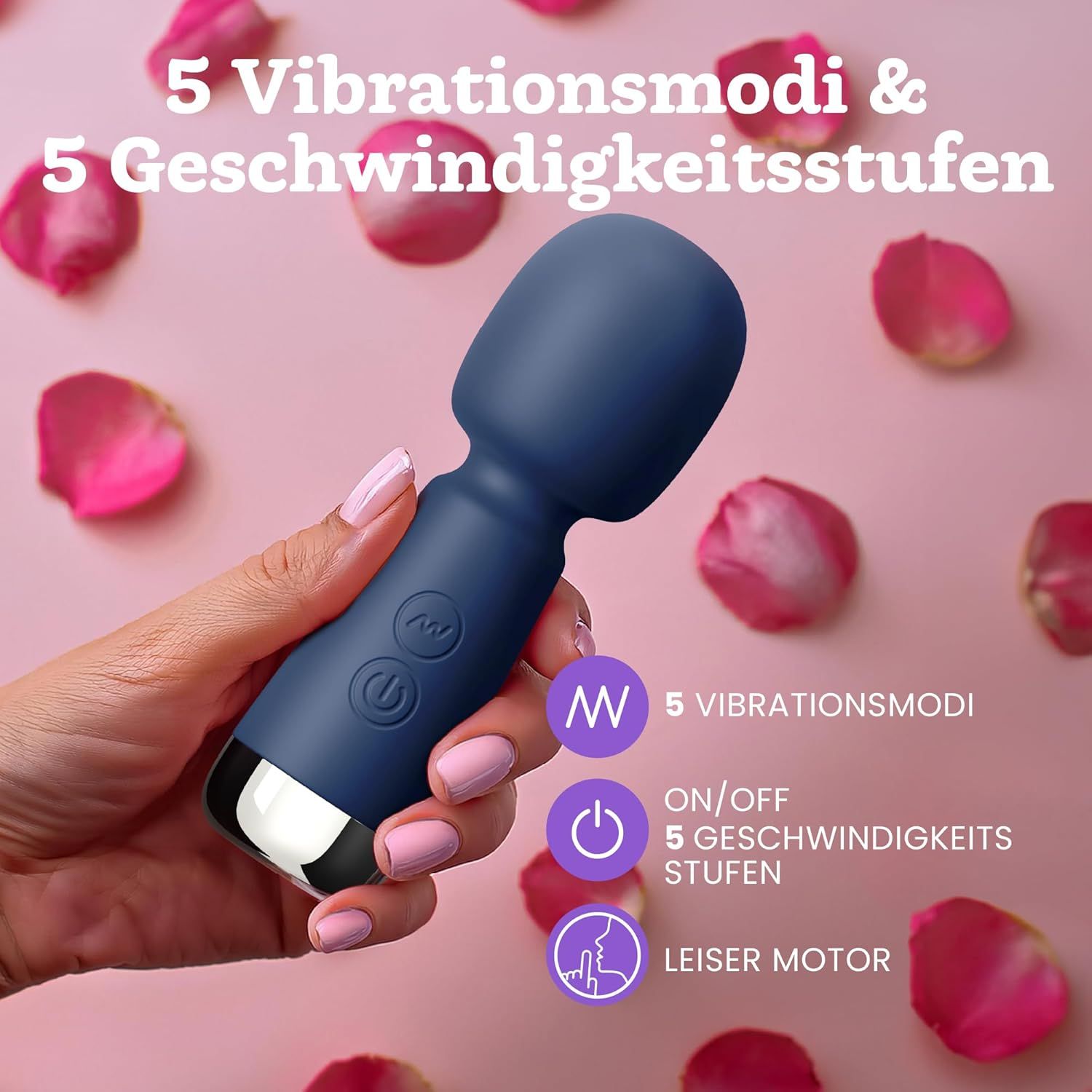 Oliver James Bullet Mini Vibrator Blau
