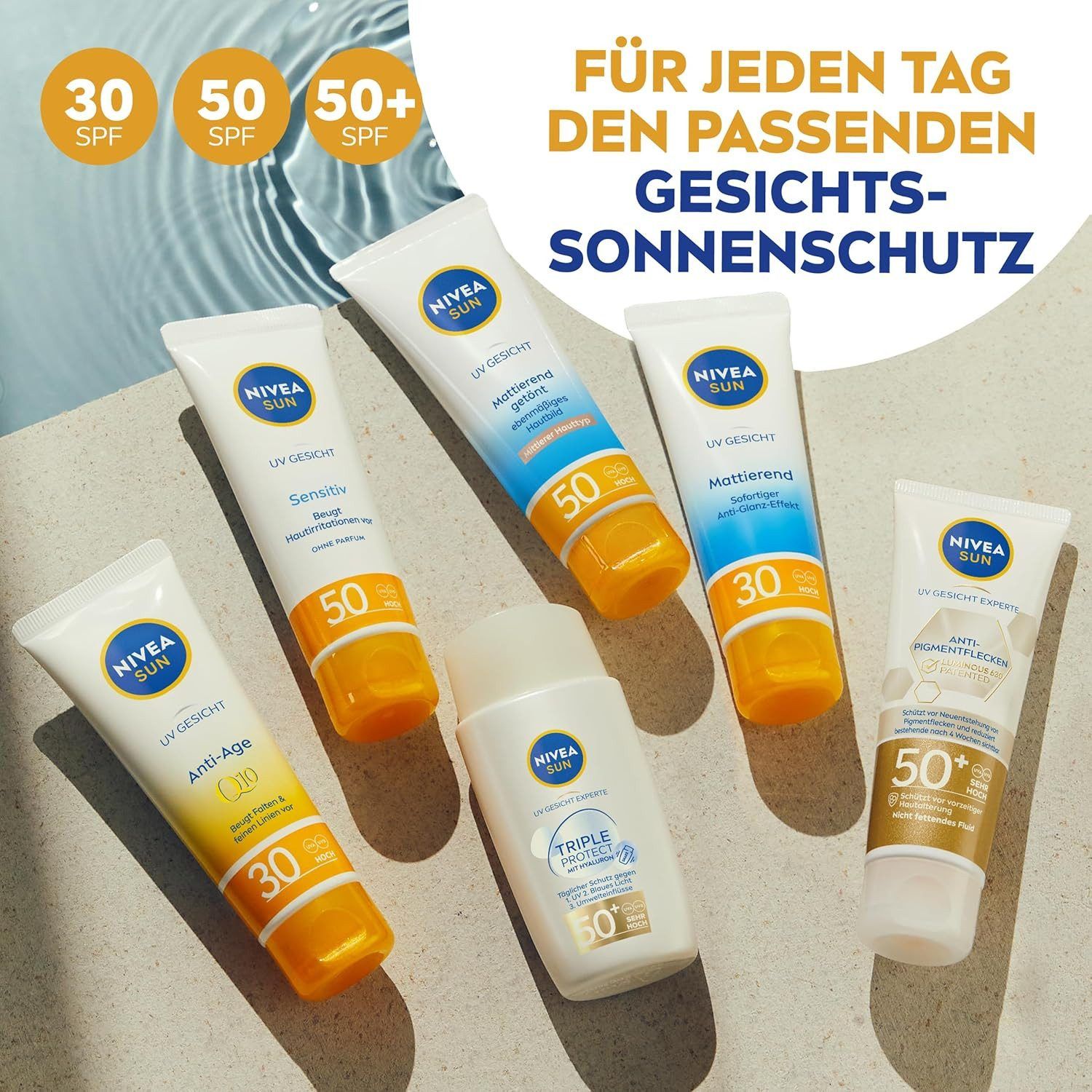 NIVEA SUN Triple Protect Sonnenfluid SPF 50+