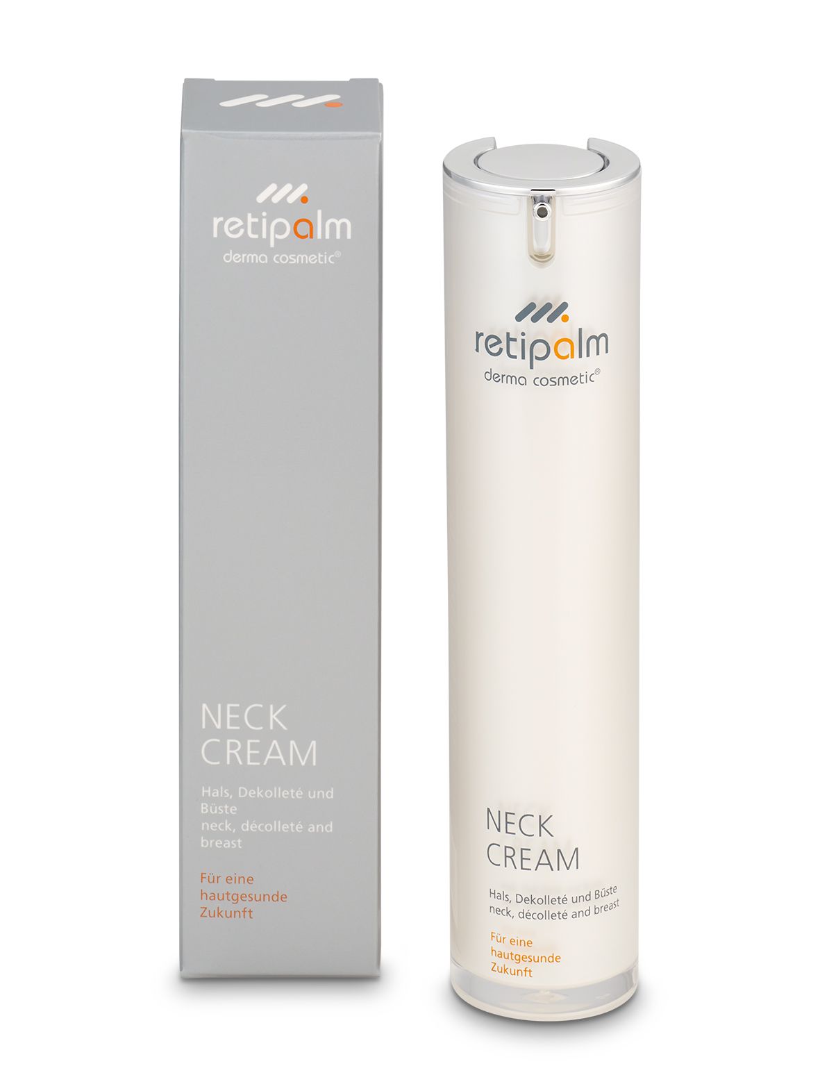 retipalm Neck Cream Hals, Dekolleté & Büste – strafft, glättet und mildert Knitterfältchen