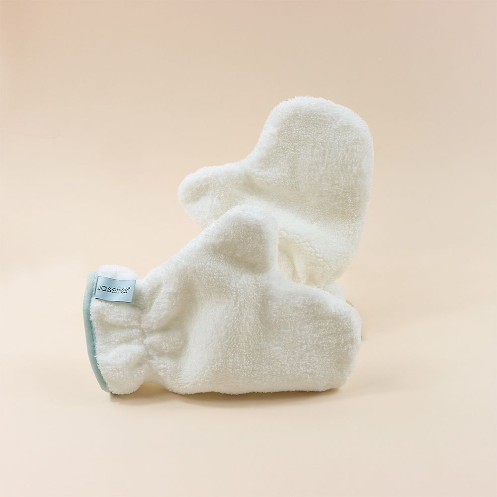 Waschhandschuh weiß, Set