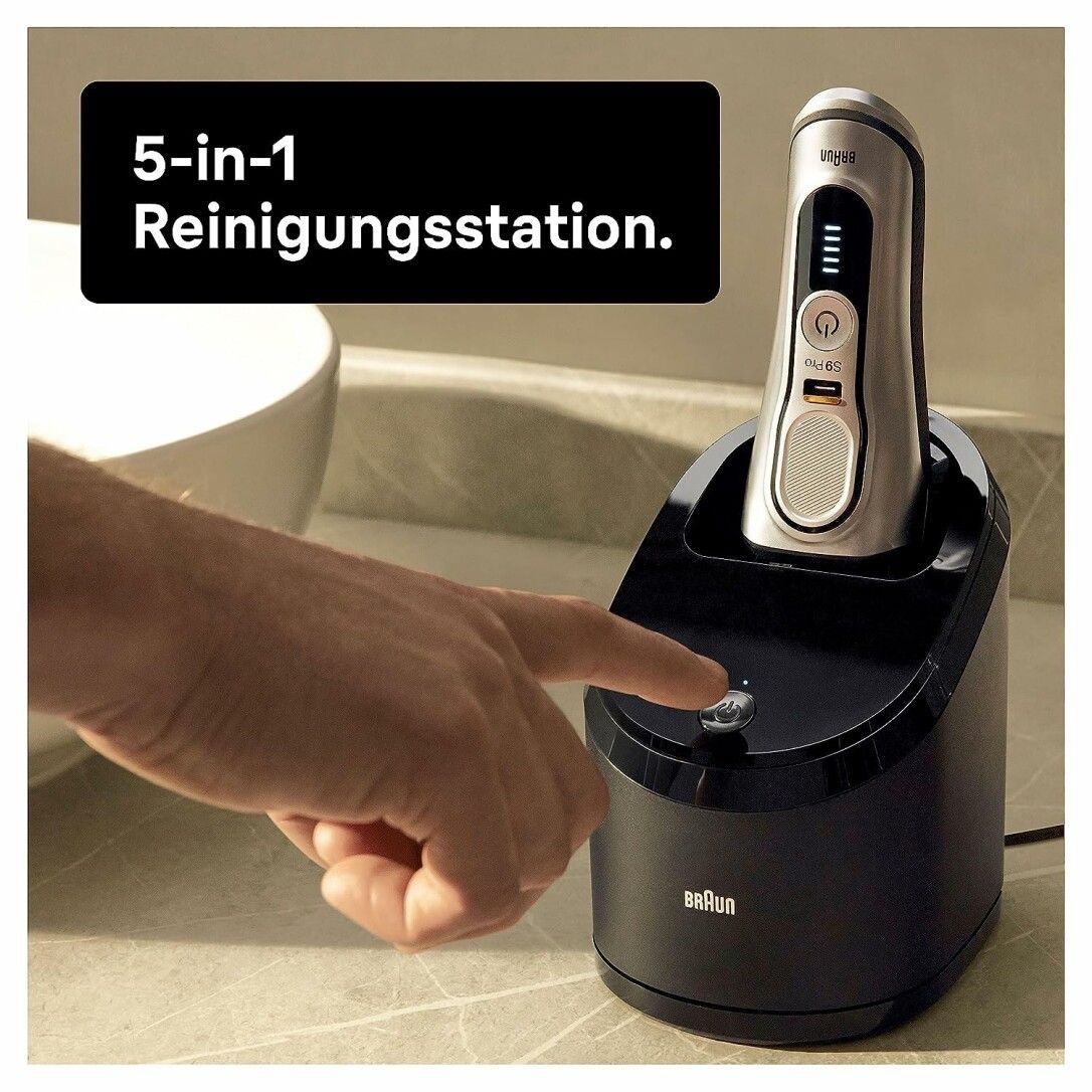 Braun Series 9 Pro+ System wet&dry Noble Metal Rasierer -Herren- 1 St -  SHOP APOTHEKE