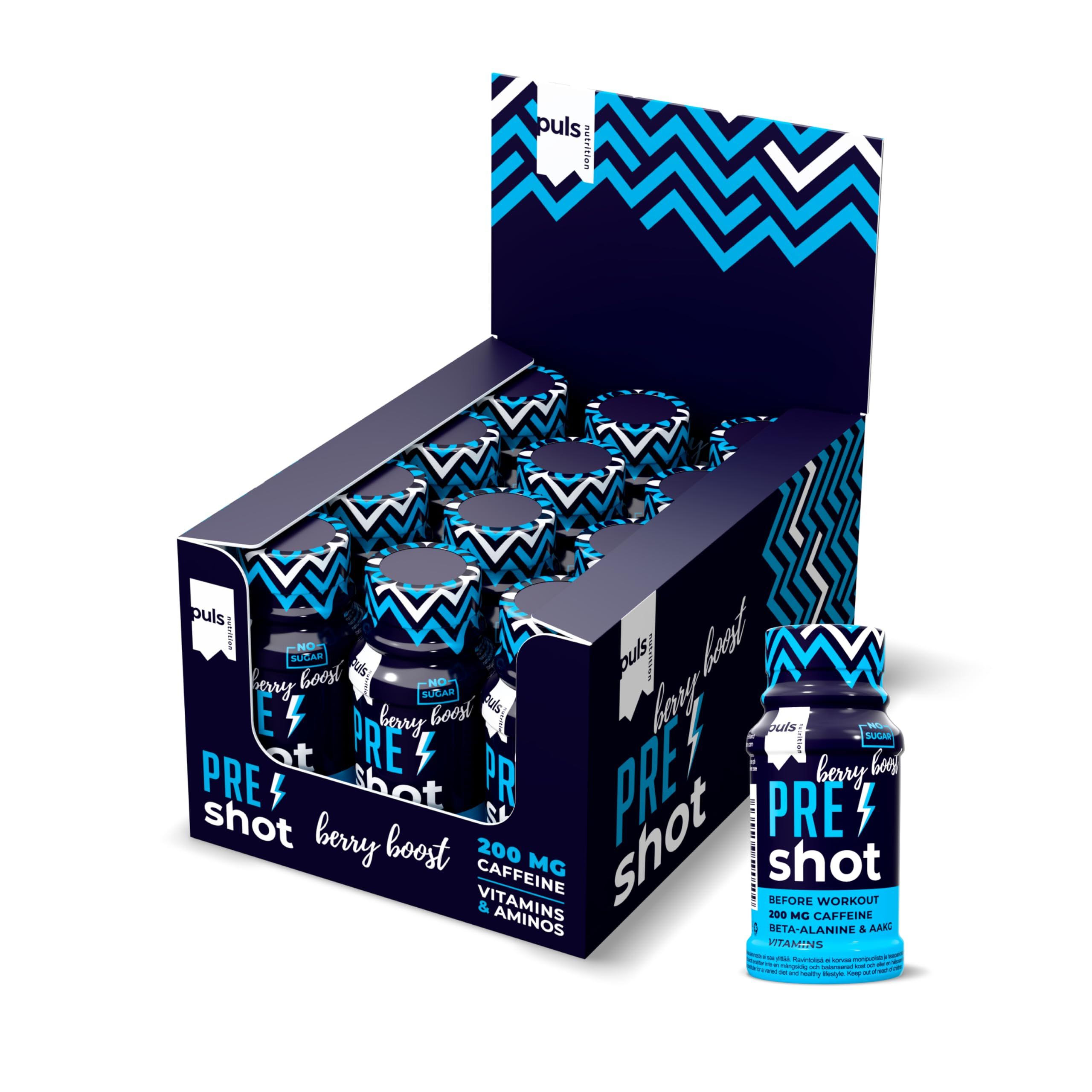 Puls Nutrition Pre Workout Shot Berry Boost
