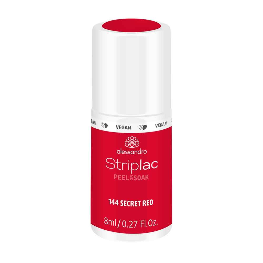 Alessandro International StripLac Peel or Soak 8 ml - 144 secret red