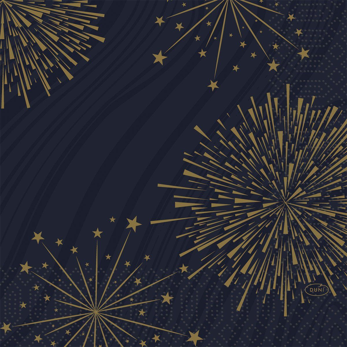 4x Servietten 33x33 3-lagig 1/4 Sparkly black