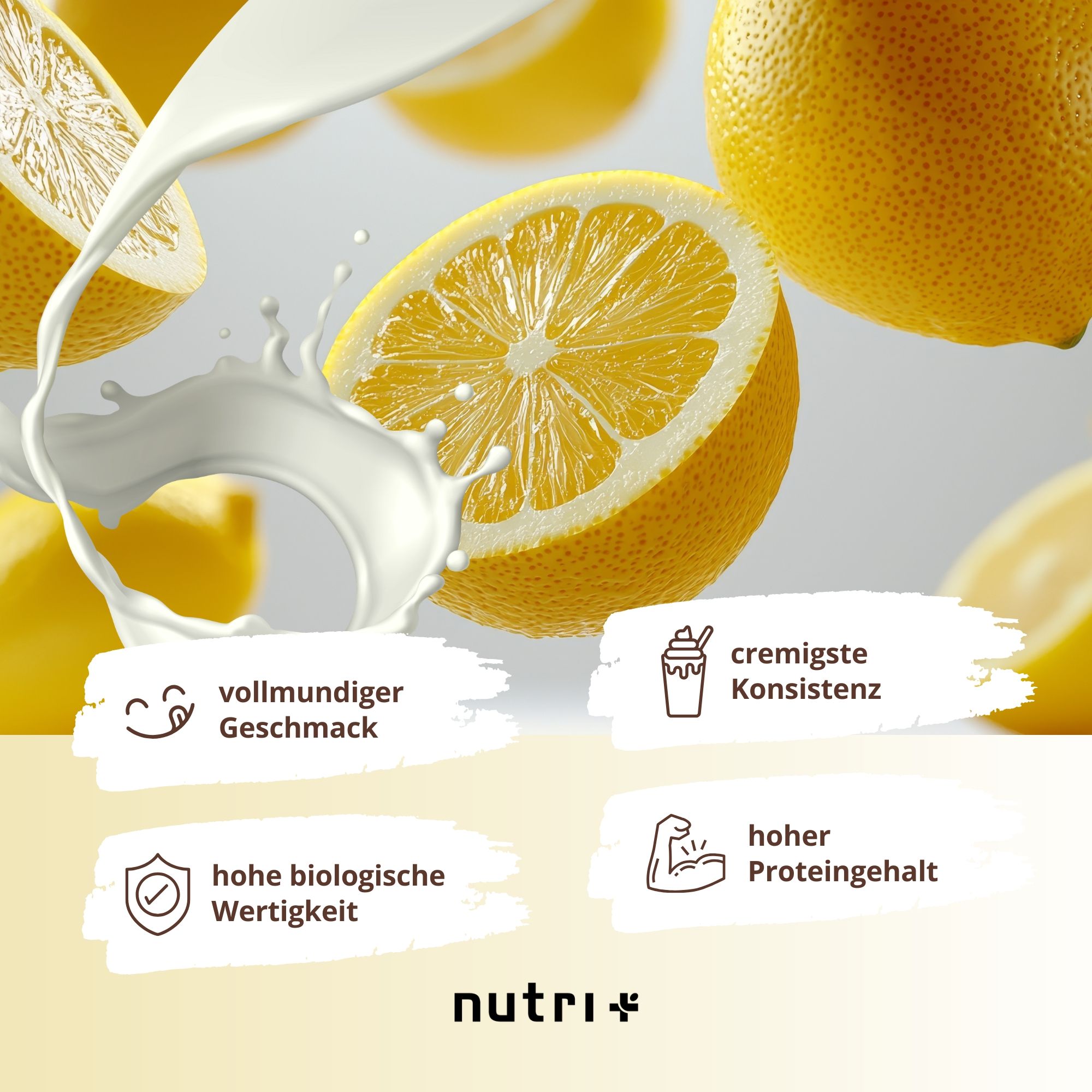 nutri+ Vegan 3K Lemon Buttermilk Protein