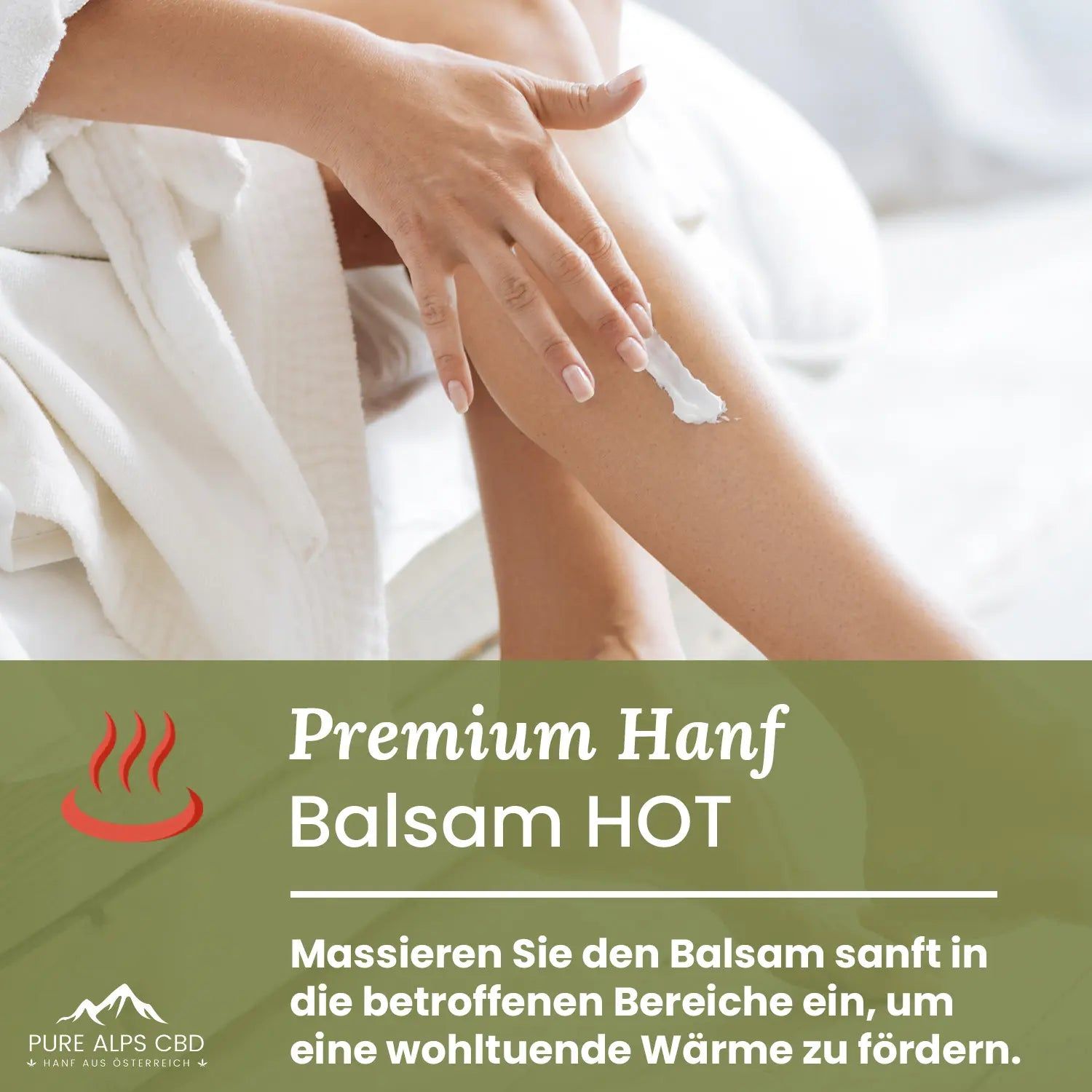 Pure Alps CBD Hanfbalsam Hot Wärmebalsam