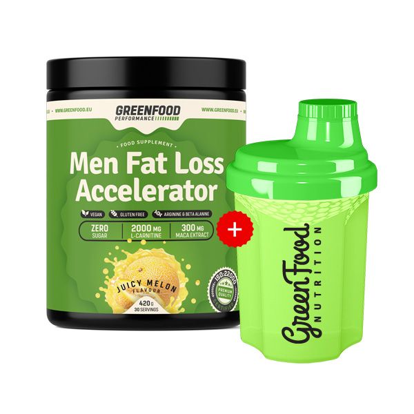 GreenFood Nutrition Performance Men Fat Loss Accelerator + 300ml Shaker