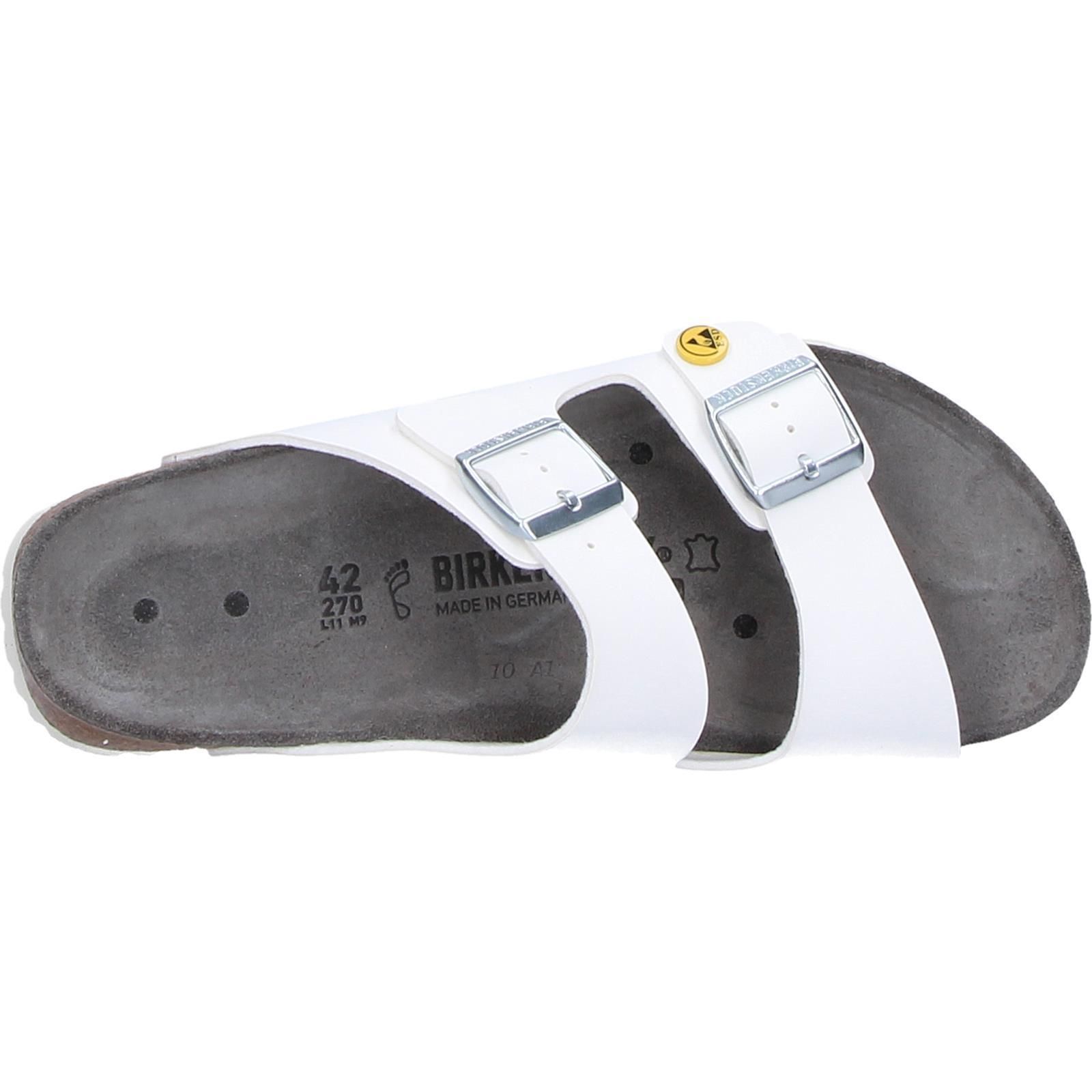 Birkenstock Arizona ESD Pantolette weiß normale Weite Gr. 35