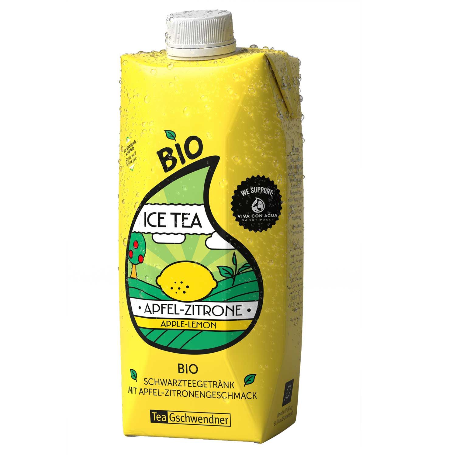 TeeGschwendner Ice Tea Apfel-Zitrone BIO