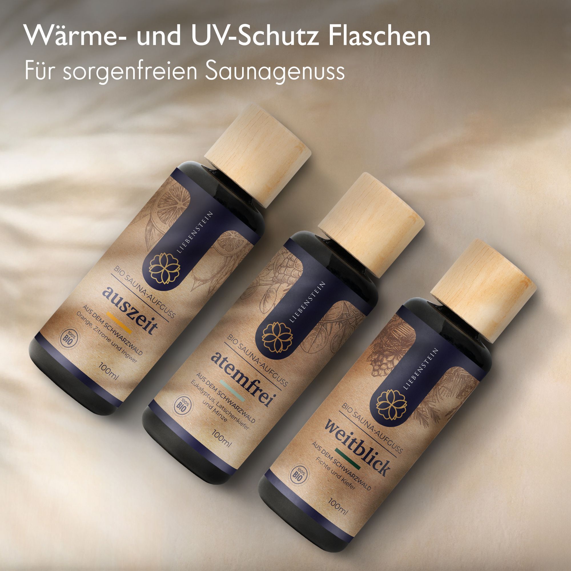 Liebenstein - BIO Saunaaufguss, Aufgussmittel - "Weitblick" - Fichte & Kiefer