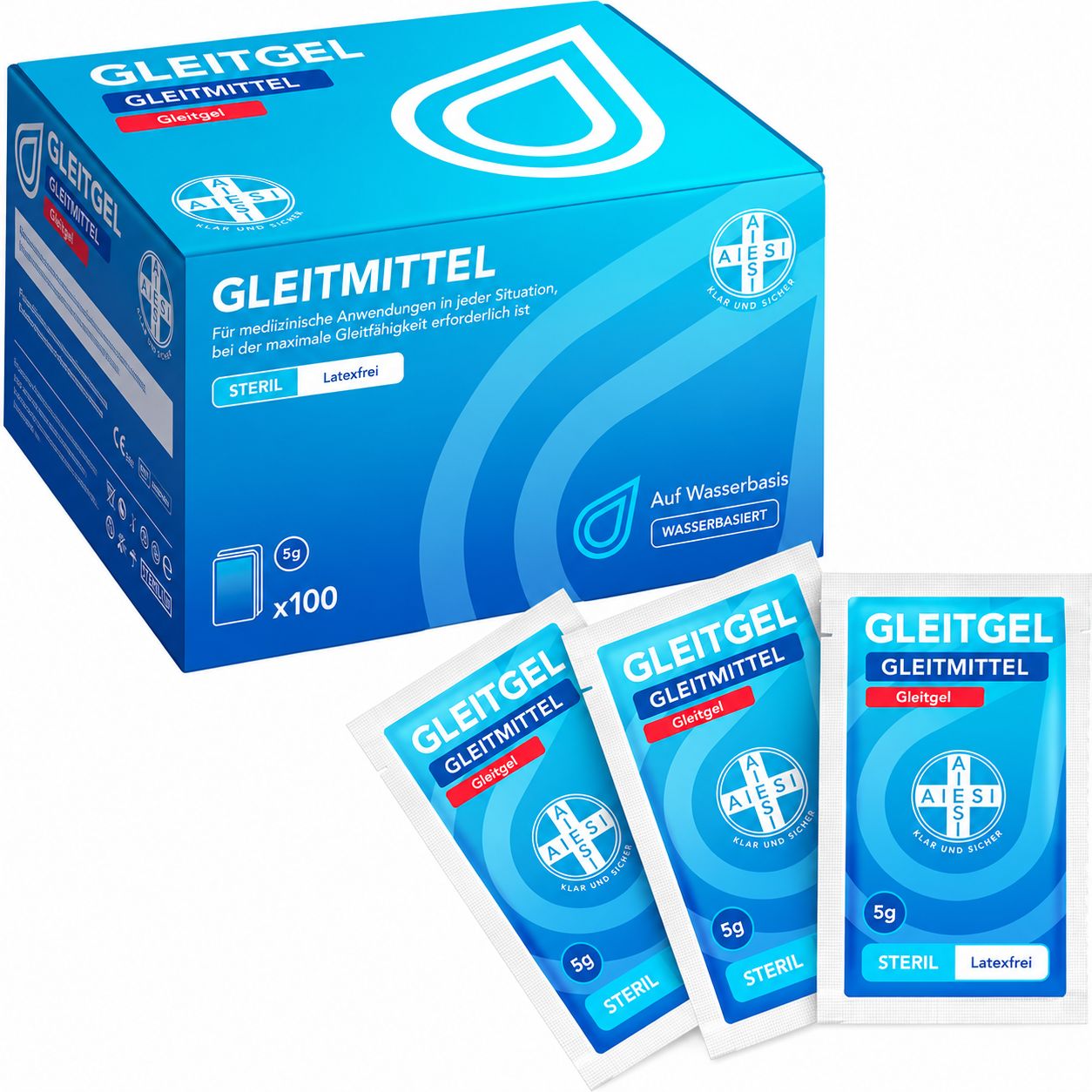 Lubegel Gleitgel, auf Wasserbasis, transparent, geruchlos.