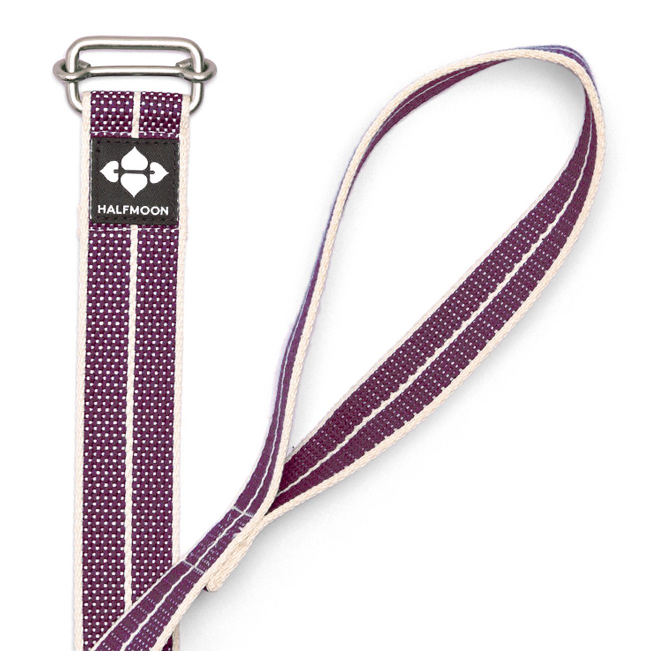 Yogagurt Loop aus Bio-Baumwolle 244 cm - Plum Weave