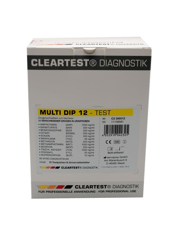 Cleartest Multi-Dip 12 Test : 10 Teste