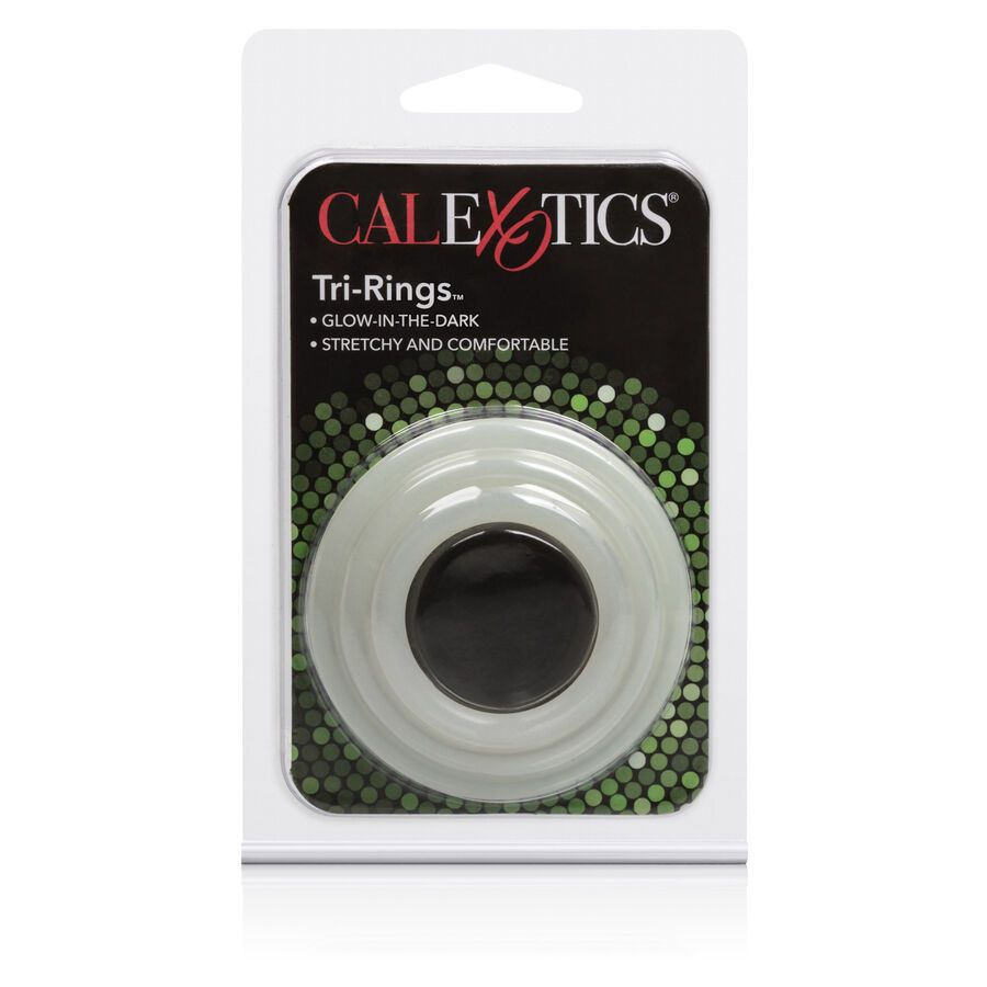 Tri-Rings - Penisring, in der Dunkelheit leuchtend