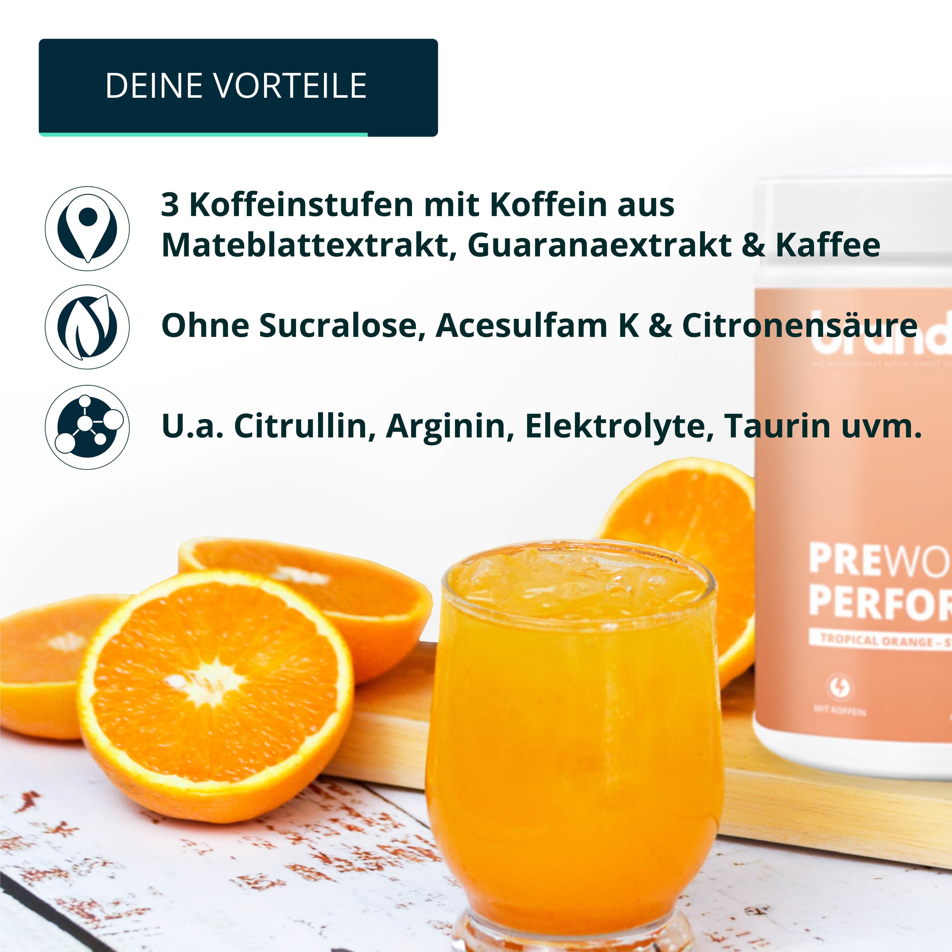 brandl® Pre-Workout Booster 2.0 | Stufe 2
