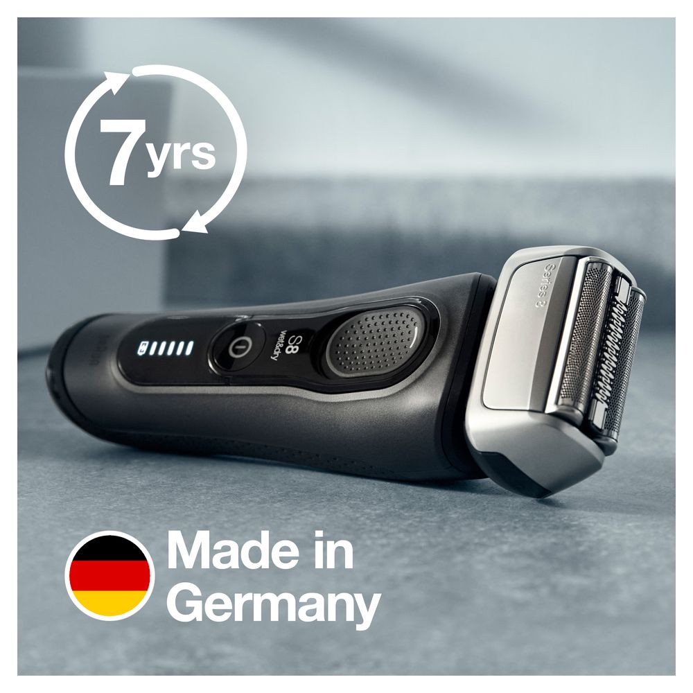 Braun - Elektrischer Rasierer "Series 8 - 8450cc System wet&dry" in Schwarz