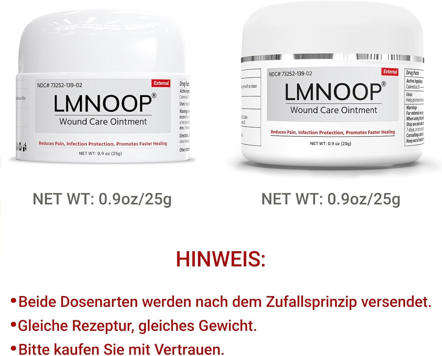 LMNOOP Wundliegen Creme Wundheilungssalbe