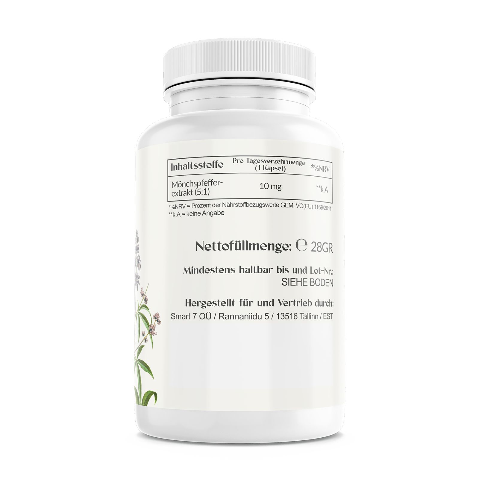Adema Natural® | Mönchspfeffer Kapseln hochdosiert | Hormon Balance