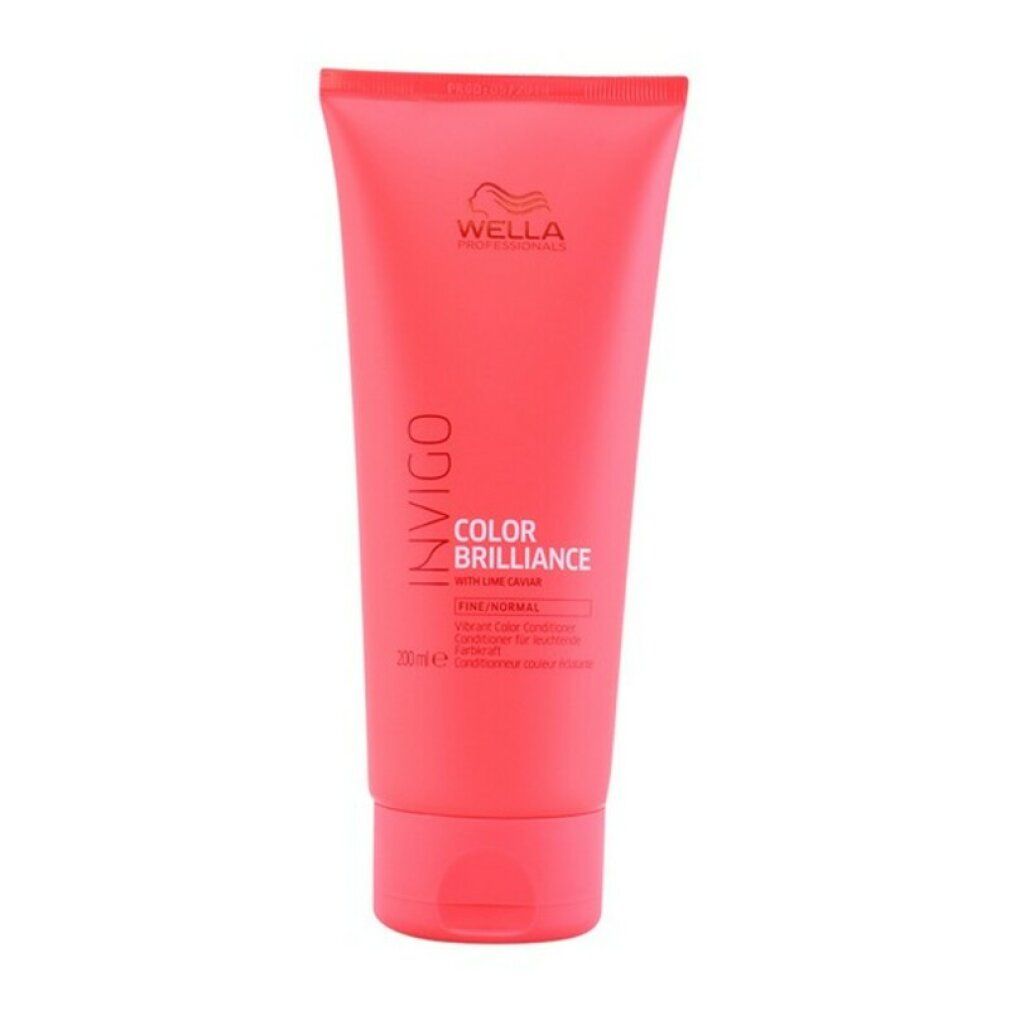 Rosa Tube mit Wella Invigo Color Brilliance. Text: Balsamo per capelli fini. 200 ml.