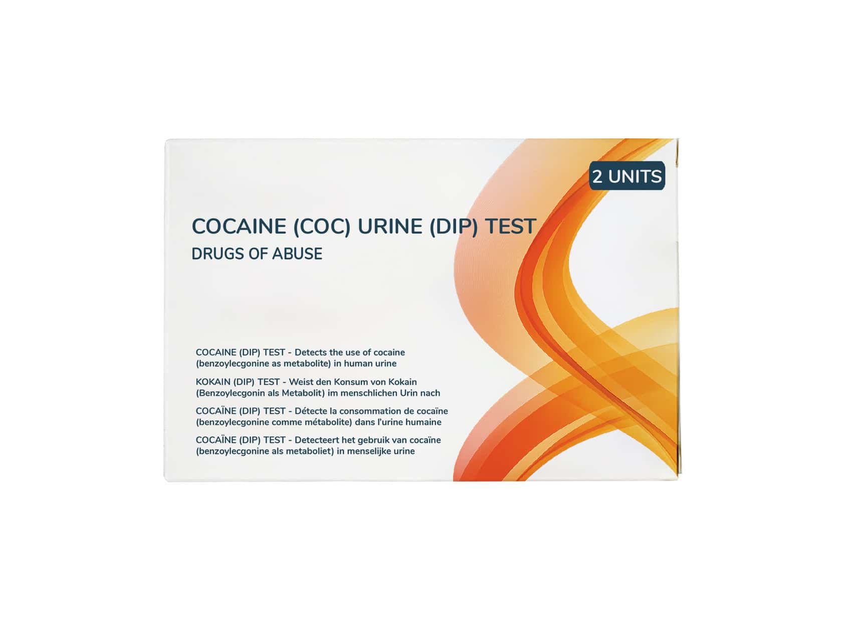 Kokain (COC) Urin Selbsttest - für Zuhause - Schnellergebnis - The Tester