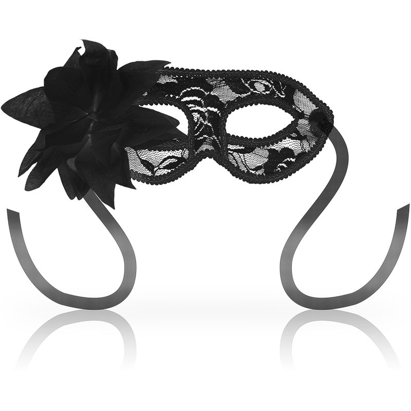Ohmama - Masken Schwarze Spitzen- und Blumenmasken