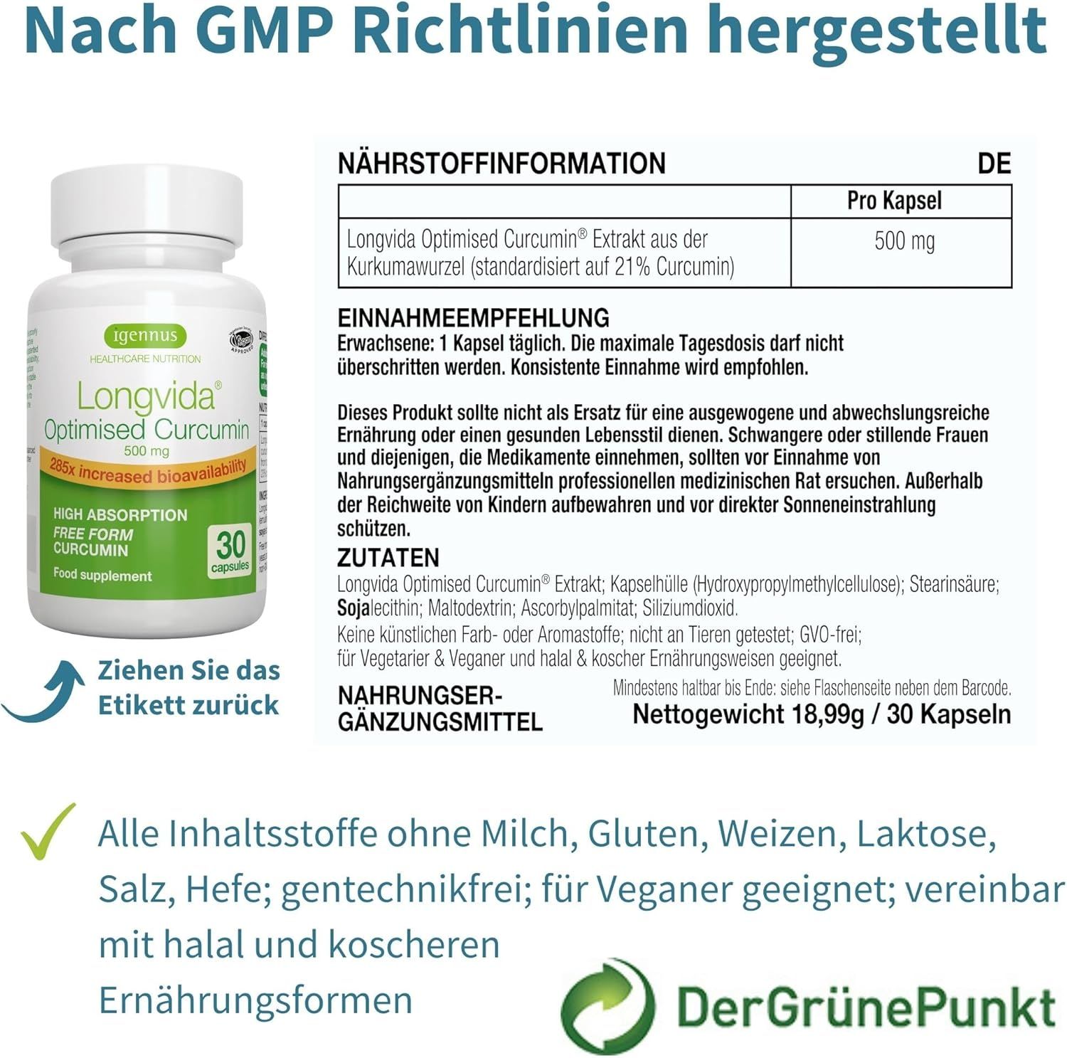 Igennus Longvida Optimised Curcumin