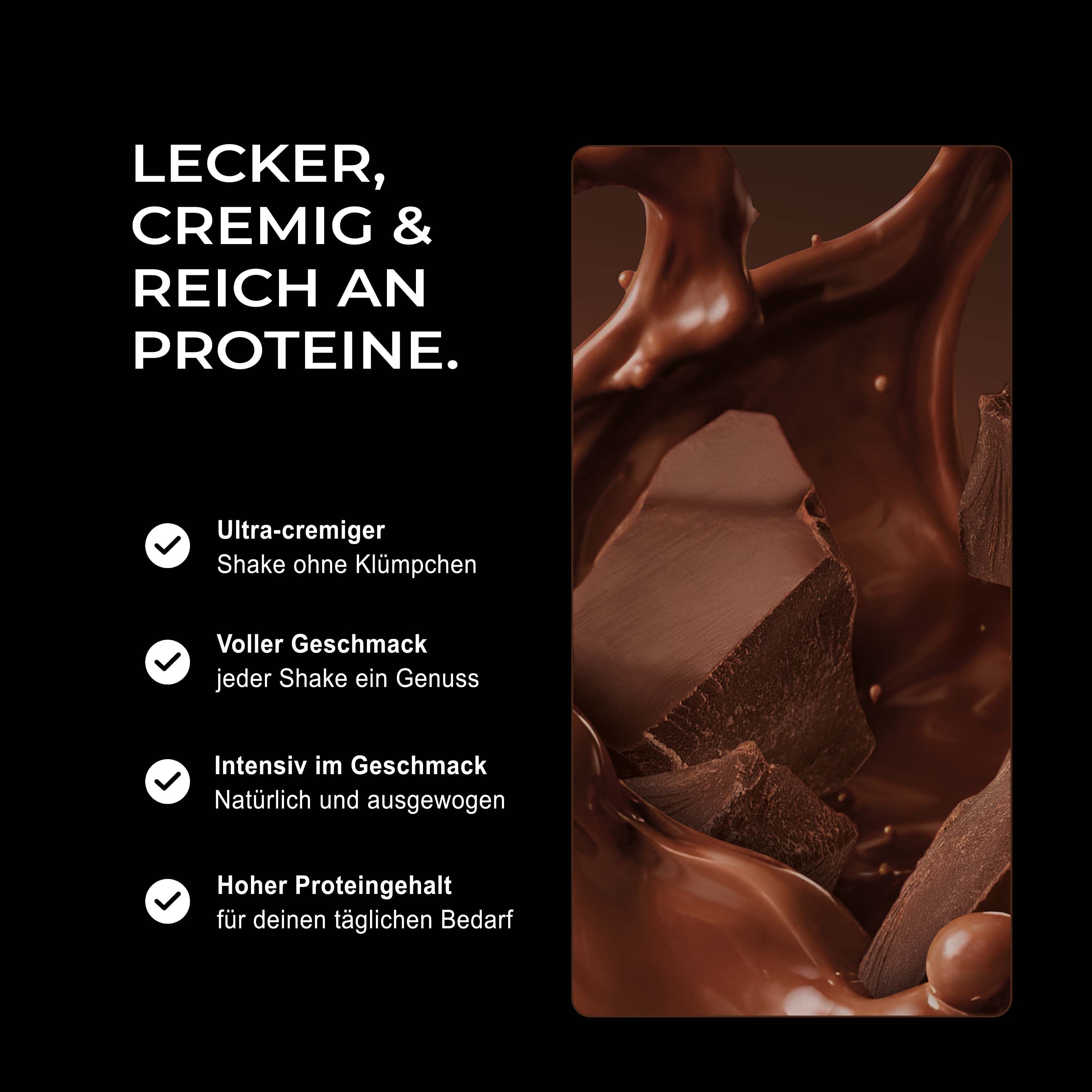 Neosupps Whey Proteinpulver Rich Choco, 750g, Protein Pulver, Proteinshake