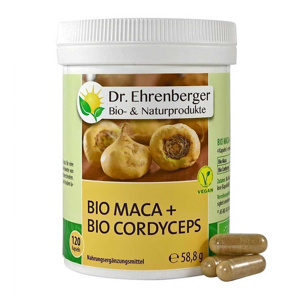 Dr. Ehrenberger Bio Maca + Cordyceps Kapseln