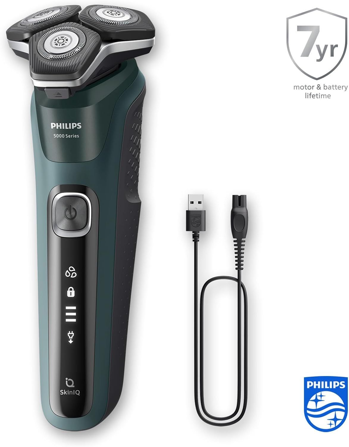 Philips Shaver Series 5000 – Elektrischer Nass- und Trockenrasierer für Herren