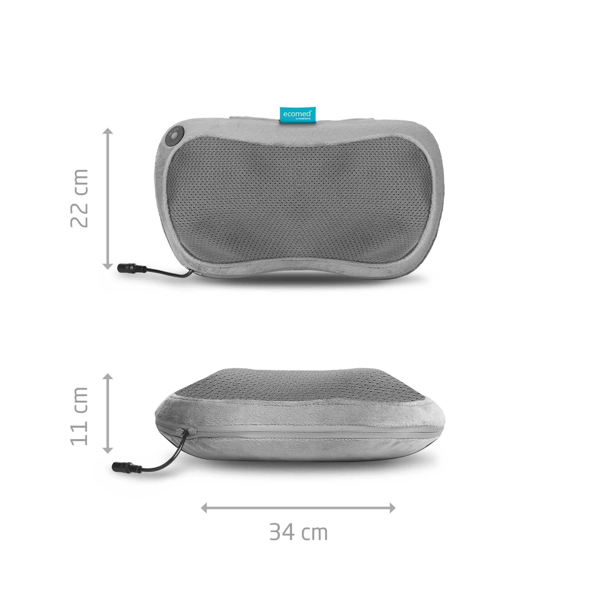 ecomed by medisana MC-25E Shiatsu Massagekissen