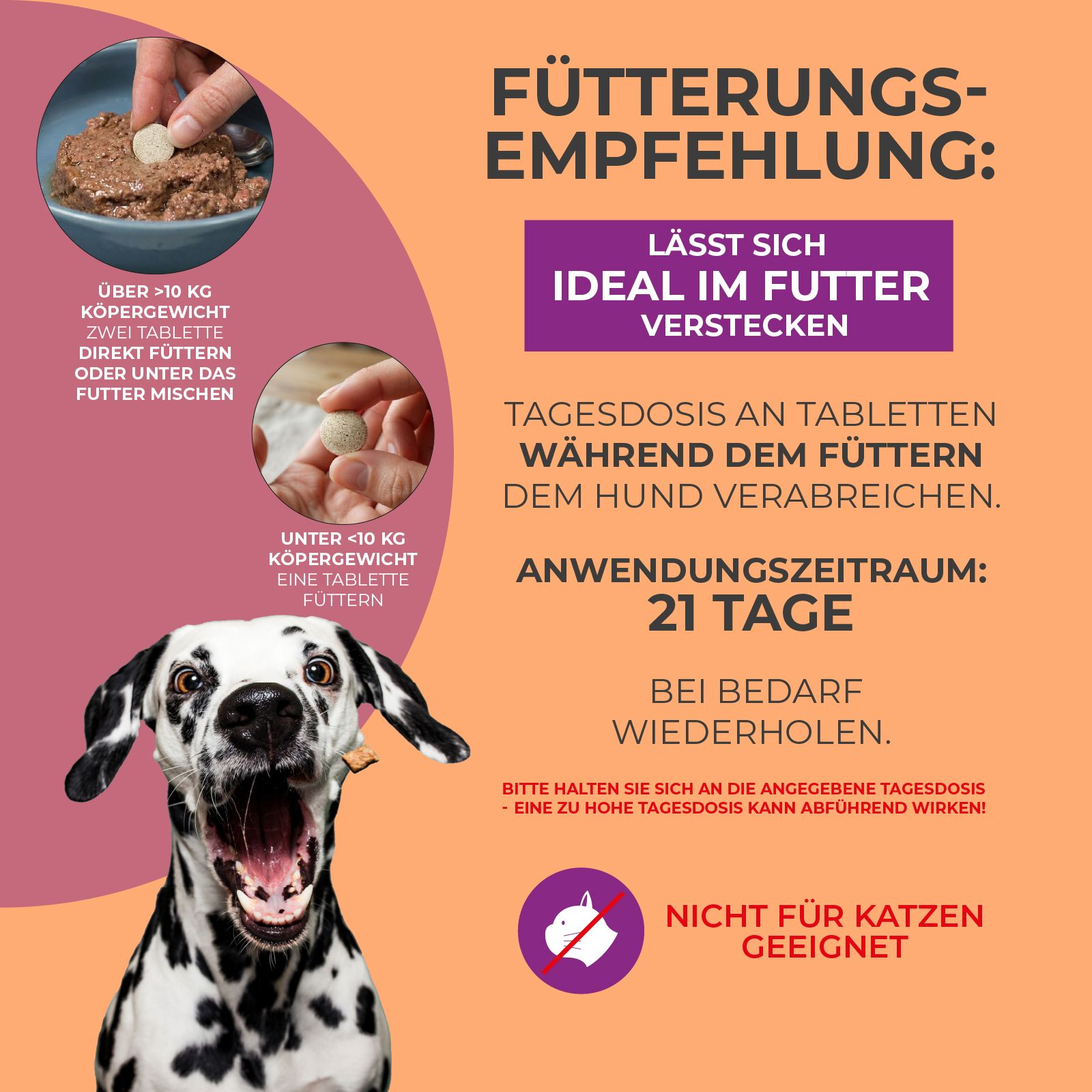 Adema Natural® Zeckilen Forte Blister | Zecken Tabletten ausschließlich für Hunde