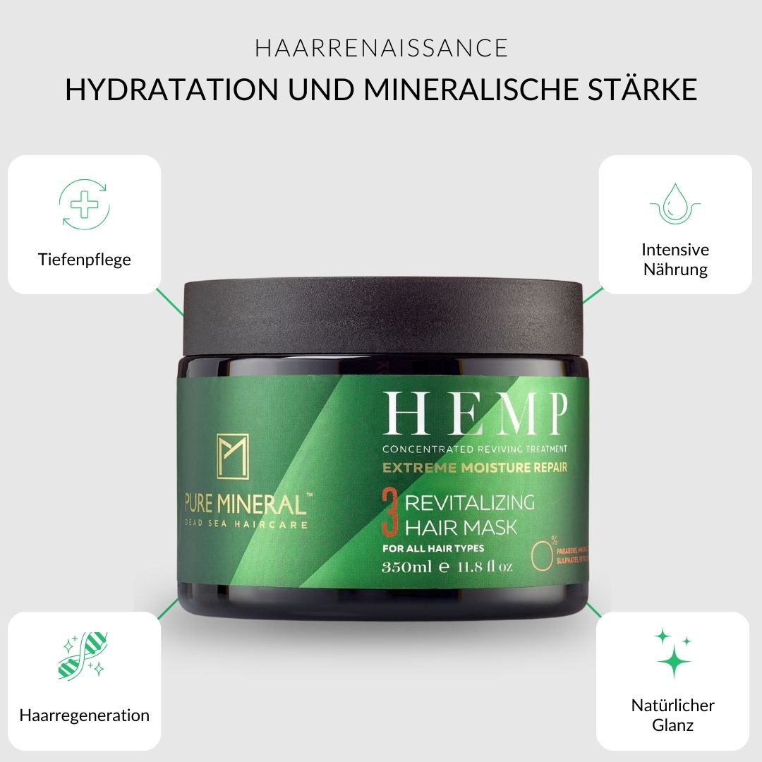 Pure Mineral - Intensiv Haarmaske Hanf