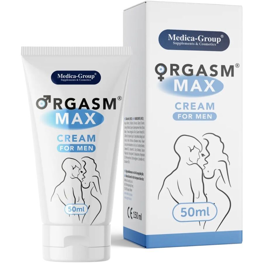 Medica-Group Orgasm Max Creme für Männer, 50ml Tube mit Applikator.