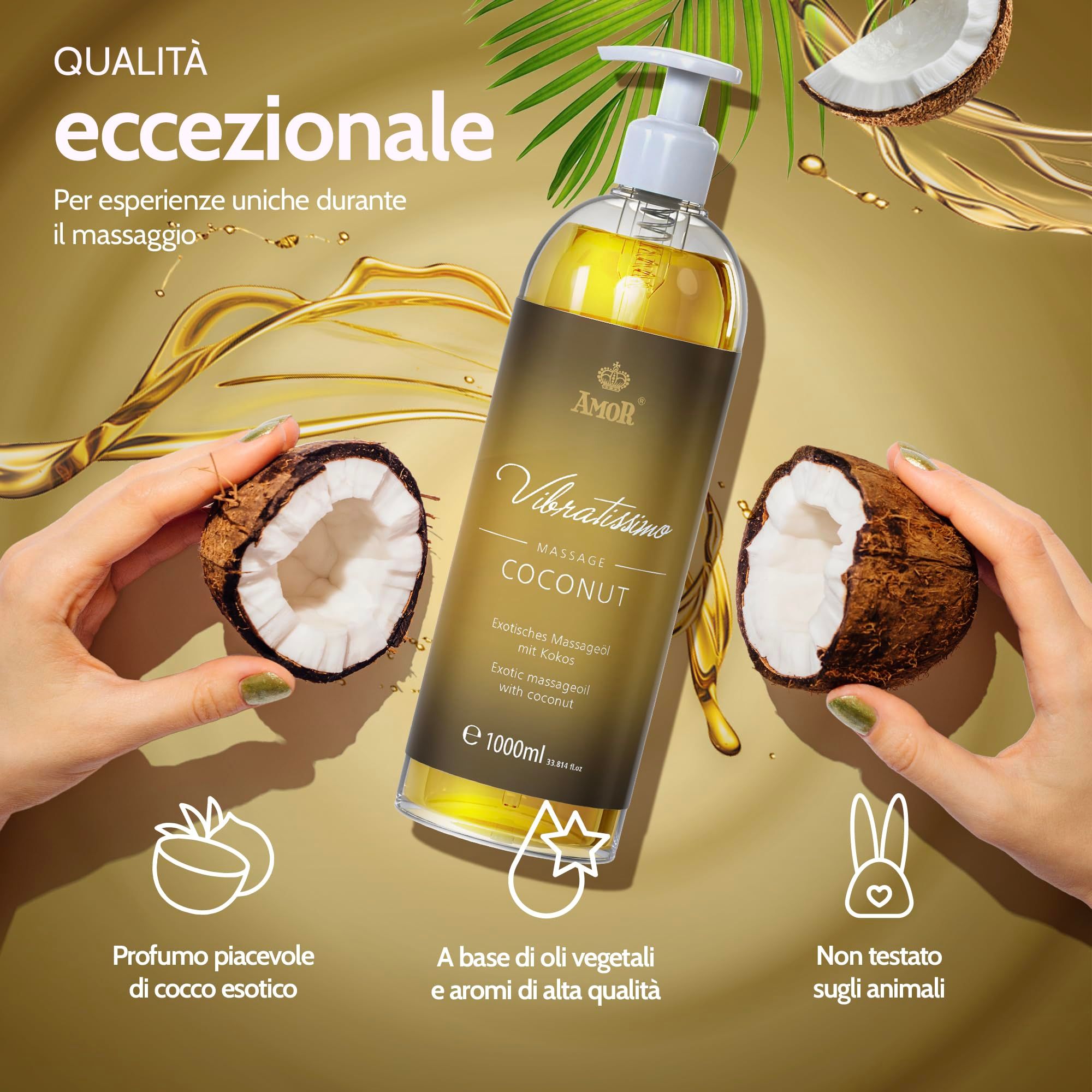 Vibratissimo Massageöl Coconut
