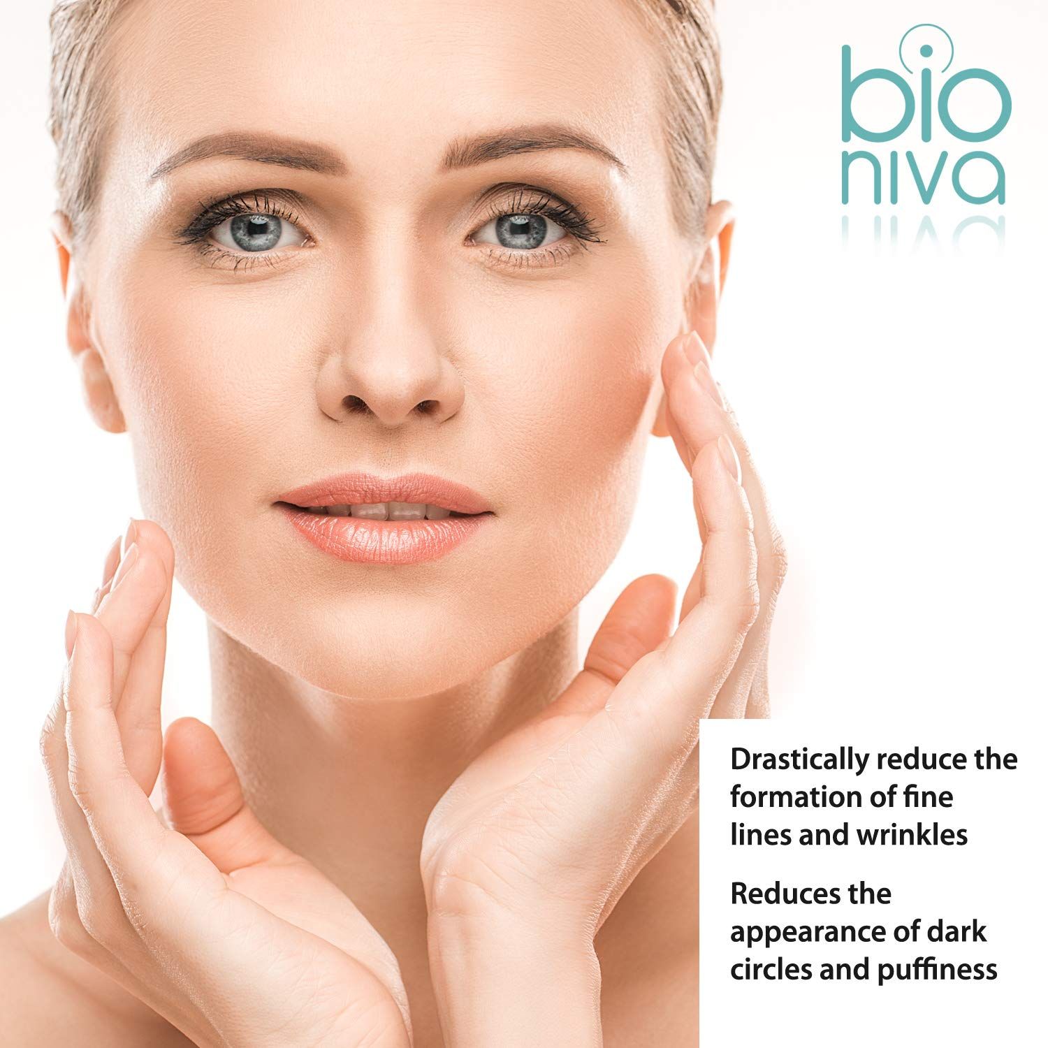BIO Augenpflege, Anti-Aging Augencreme Gel gegen Falten, Schwellungen, und Augenringe