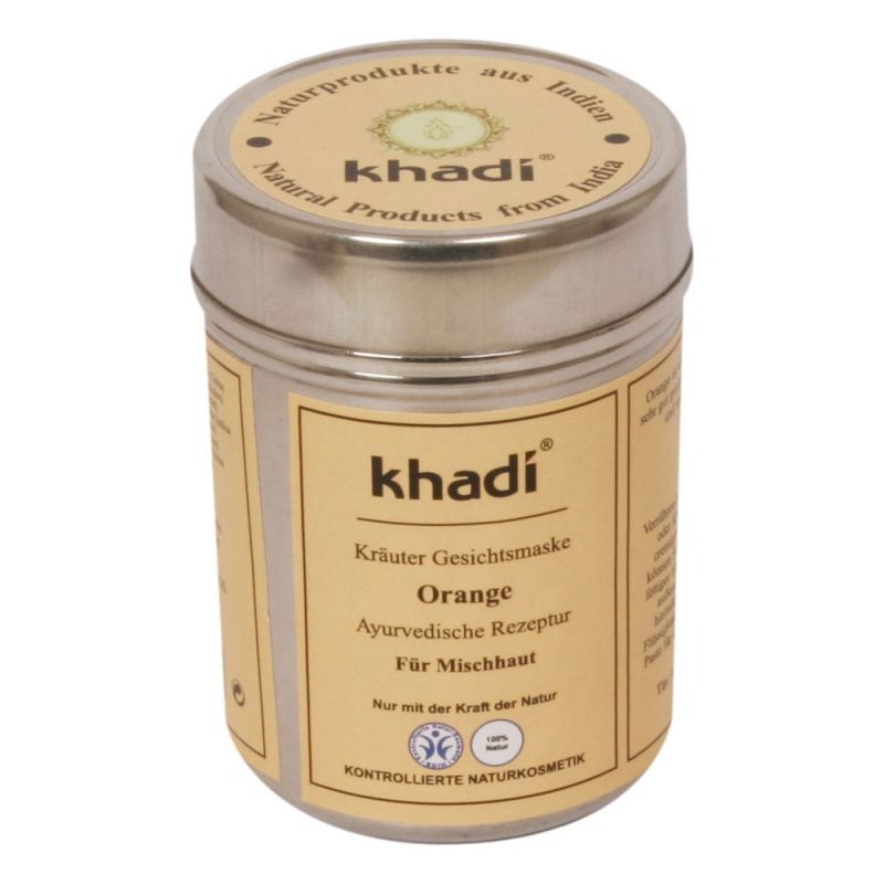 Khadi - Gesichtsmaske Orange