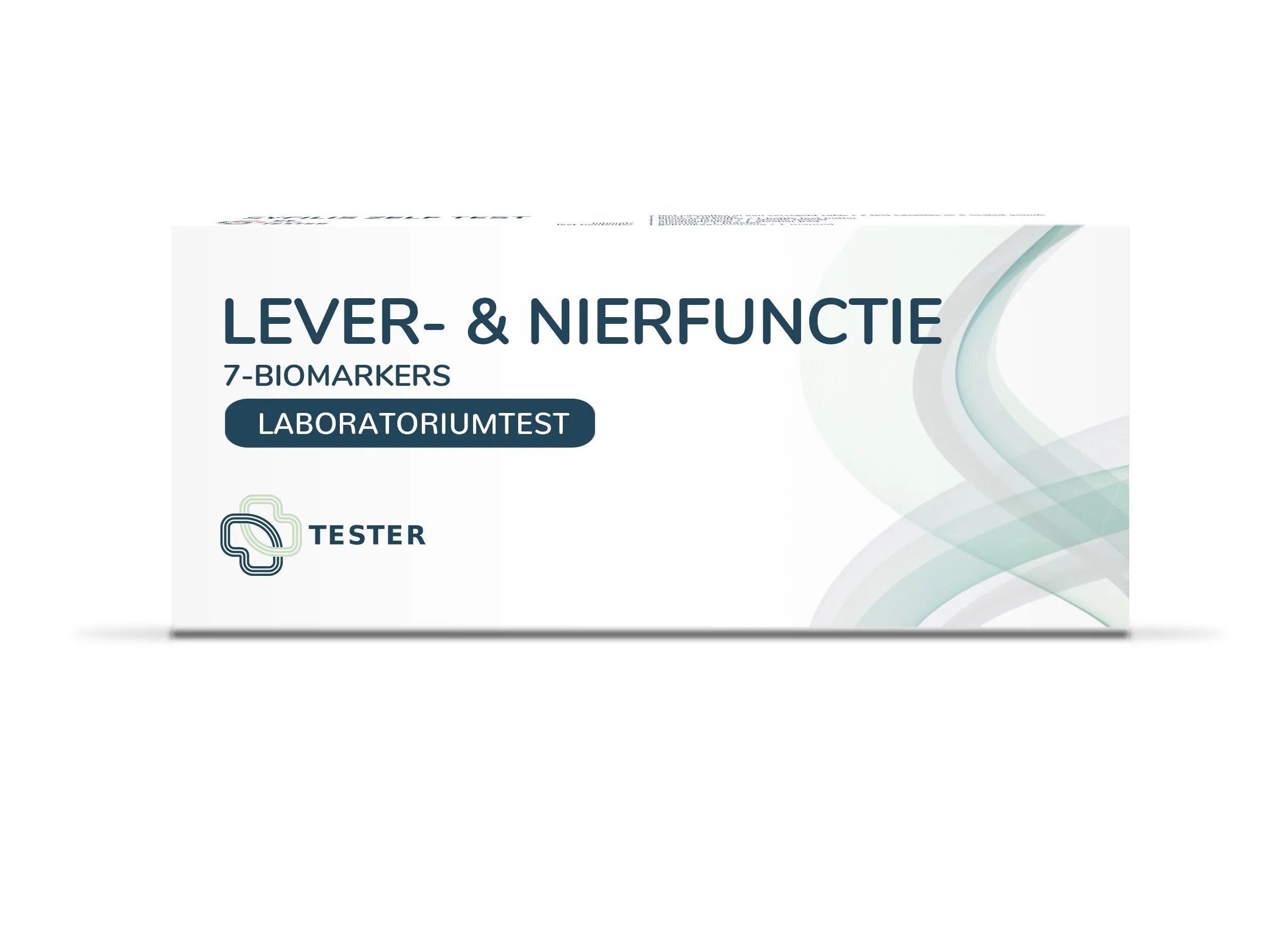 Verpackung für einen Leber- und Nierenfunktionstest mit 7 Biomarkern.