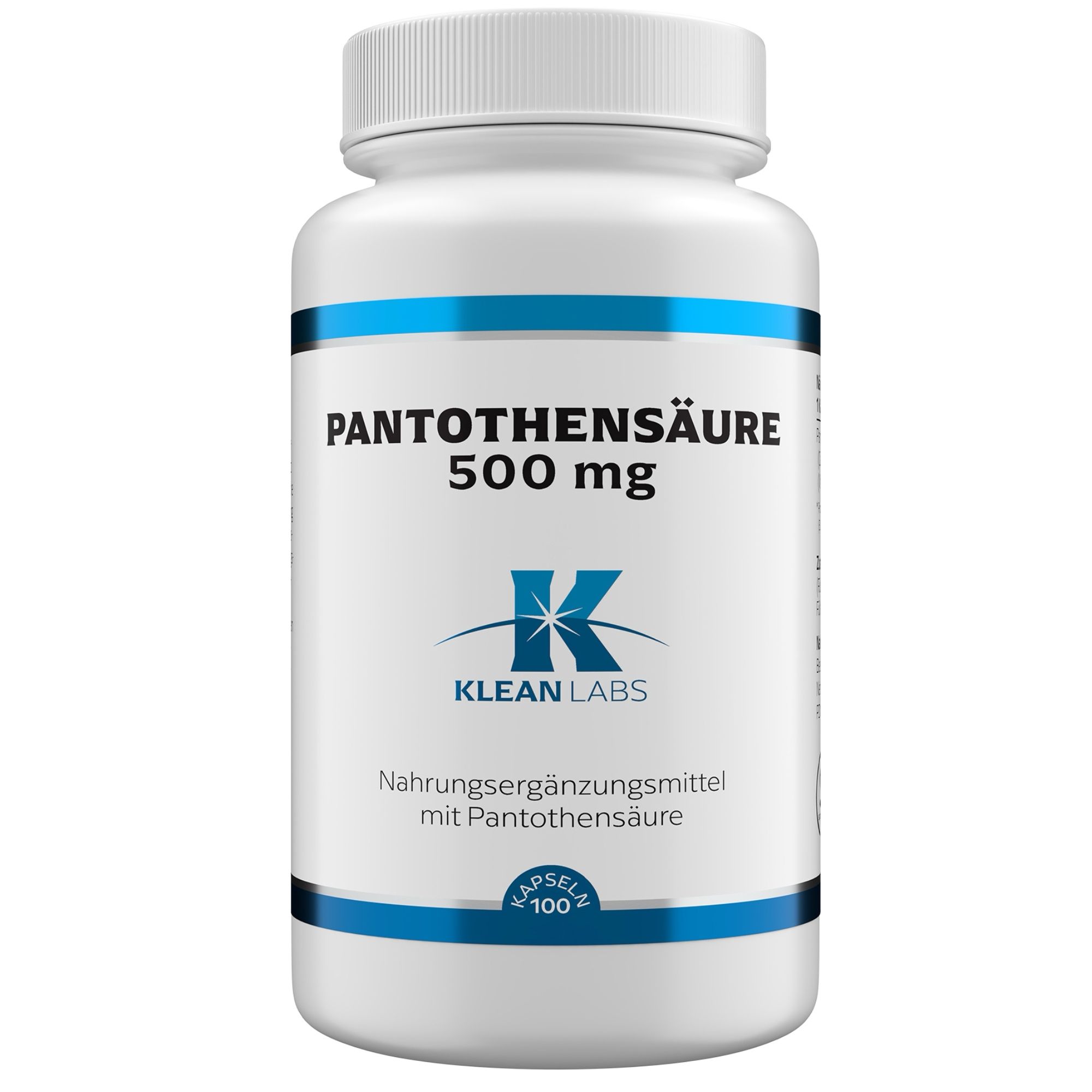 Klean Labs Pantothensäure (B5) 500 mg