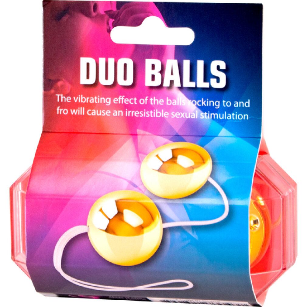 Liebeskugeln Plastik, gold