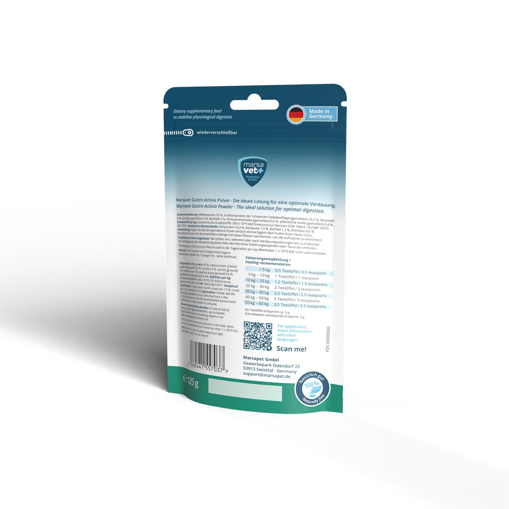Marsavet Gastro Activia Pulver