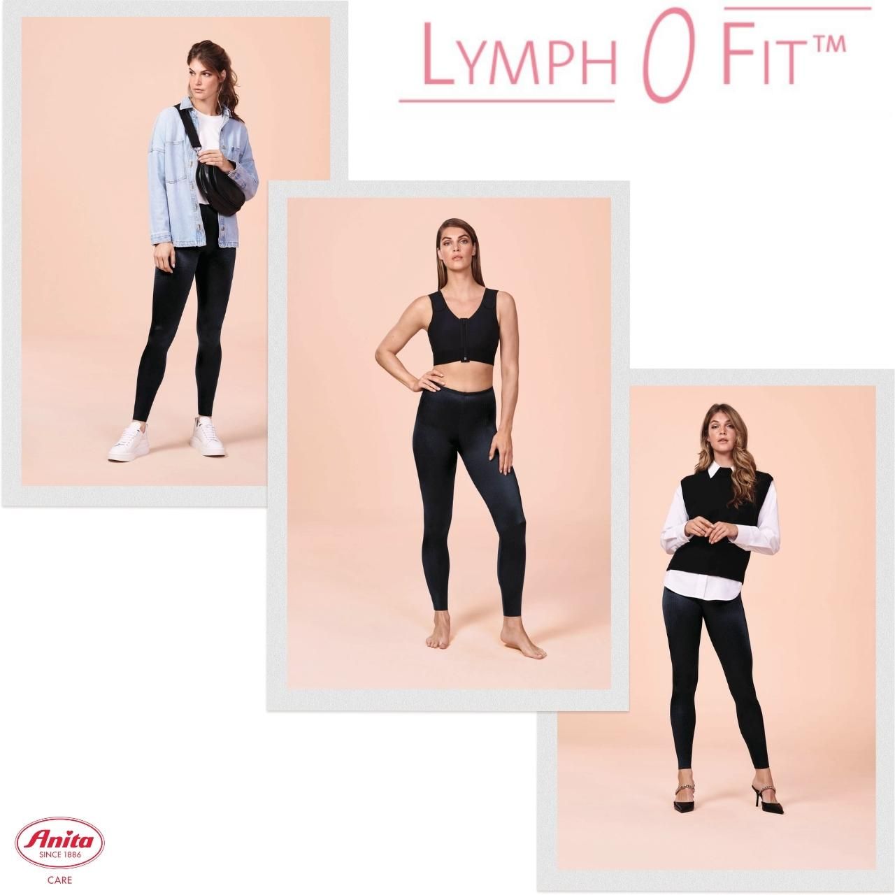 Lymph O Fit leichte Kompressionshose schwarz Gr 90 1 St 