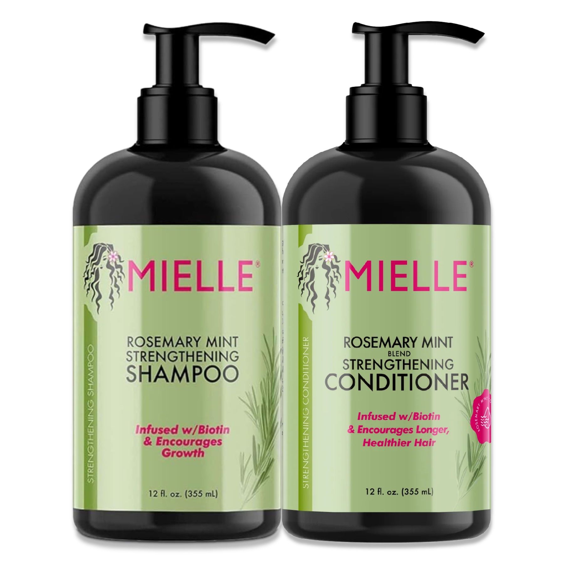 Mielle Organics Rosmarinöl Haarpflege-Set Shampoo Conditioner