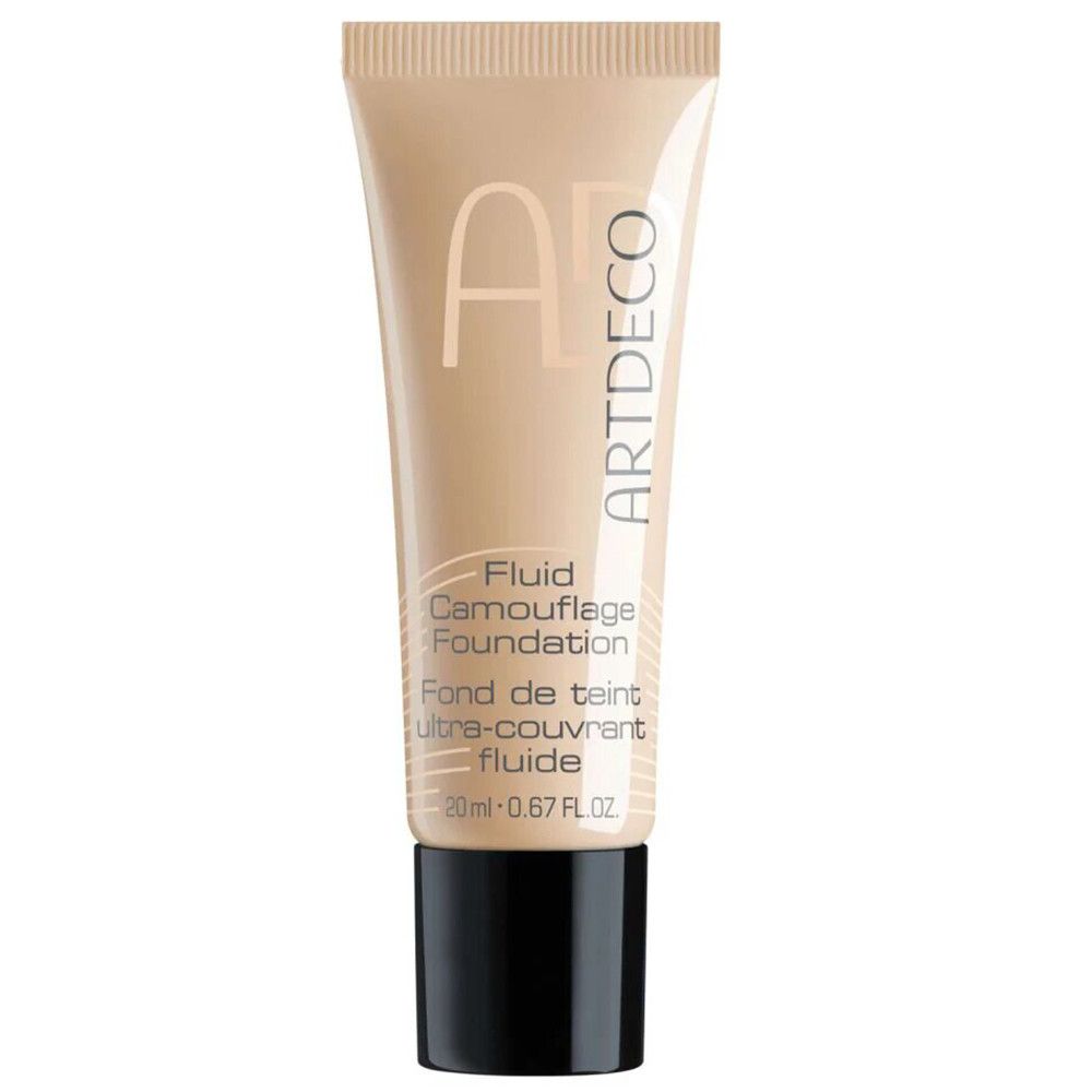 ARTDECO Fluid Camouflage Foundation Tube, Farbton #45 Neutral/Natur Camel.