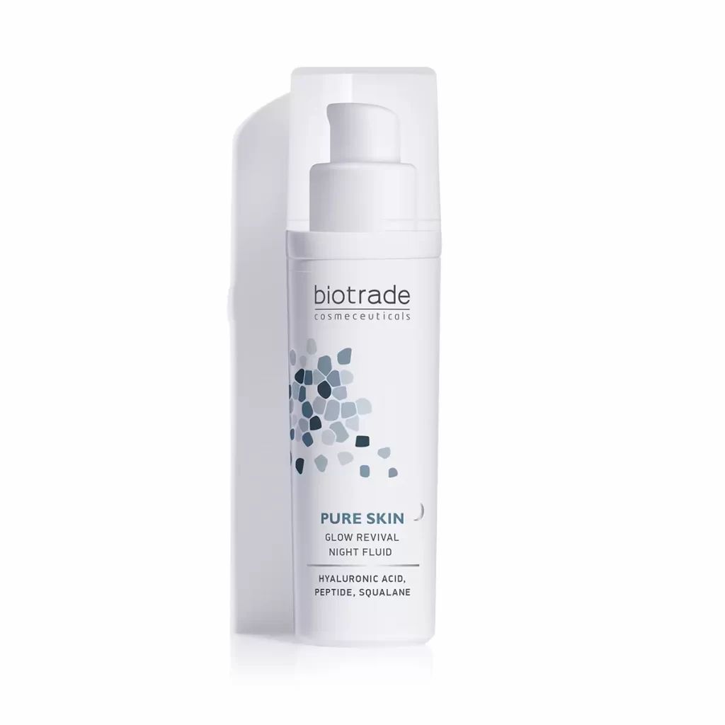 Biotrade Pure Skin Glow Revival Night fluid mit Hyaluronsäure