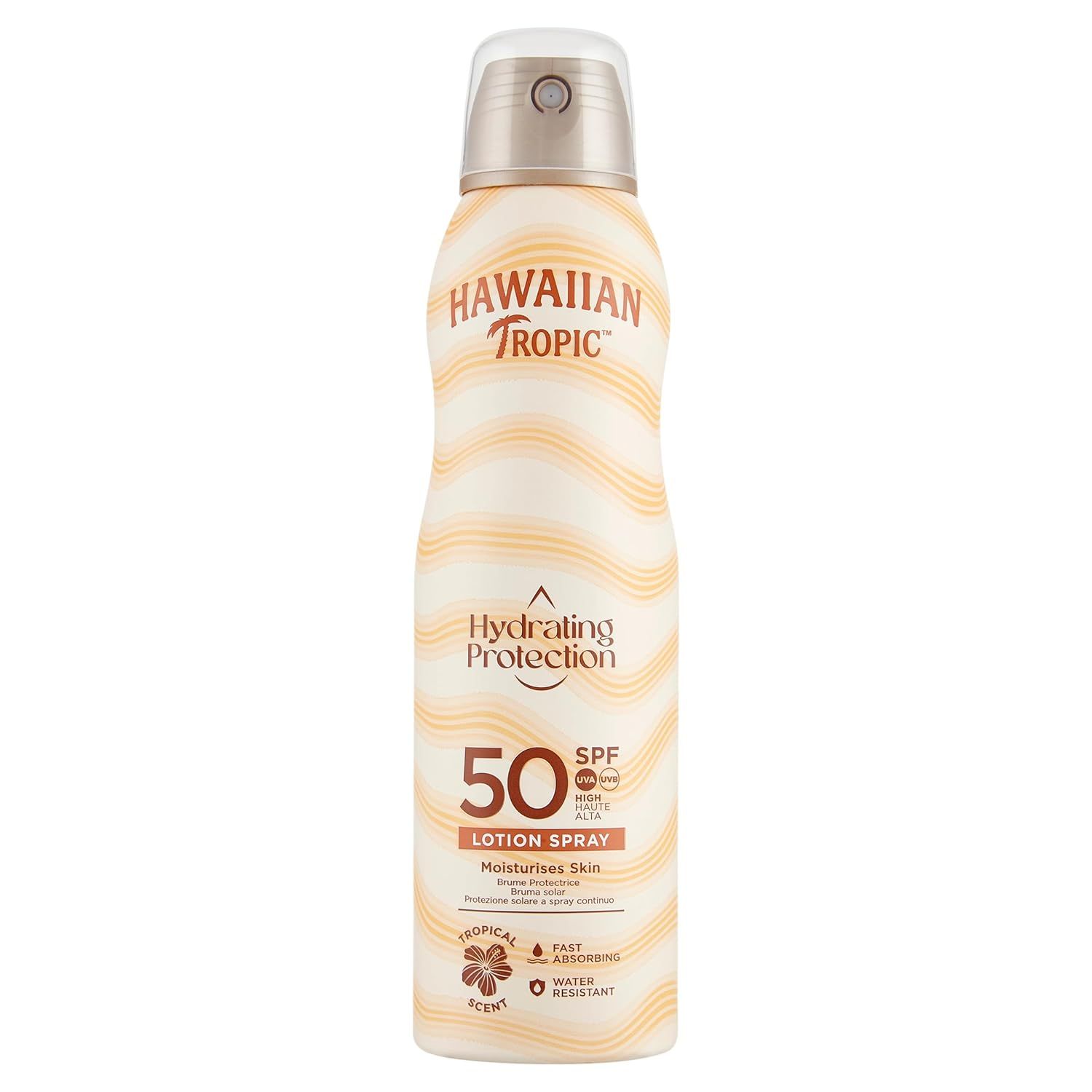 Hawaiian Tropic | Hydrating Protection Sunscreen Lotion-Spray LSF 50 UVA + UVB Schutz