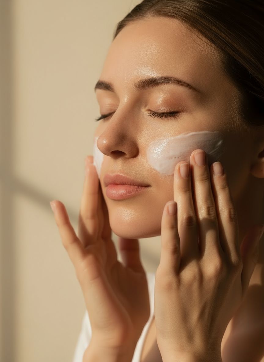 KatriNaturals Gesichts-Set Balance & Glow – Reinigung, Rosenwasser, Creme | unreine & trockene Haut