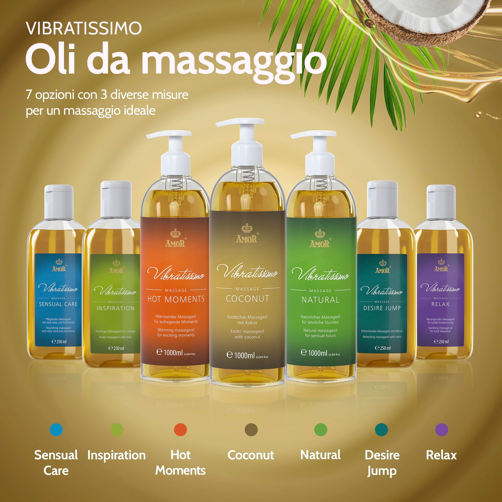 Vibratissimo Massageöl Coconut