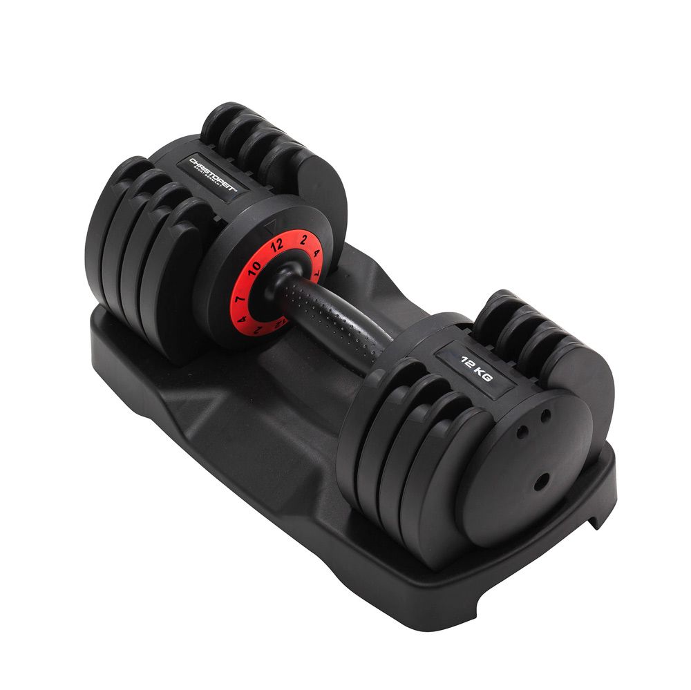 CHRISTOPEIT SPORT CS12 – 12 Kg Kompakt Hantel