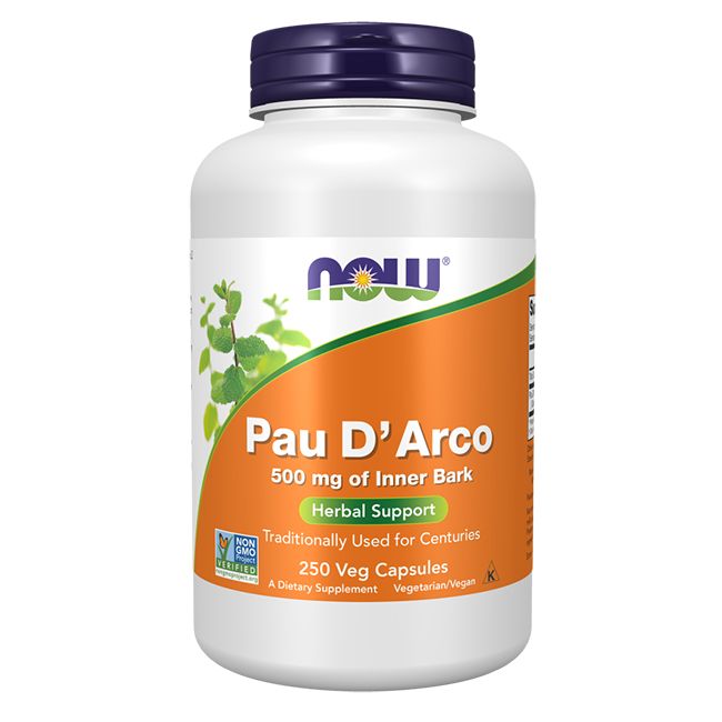 Now Foods Pau D'Arco 500 mg 250 vegetarische Kapseln
