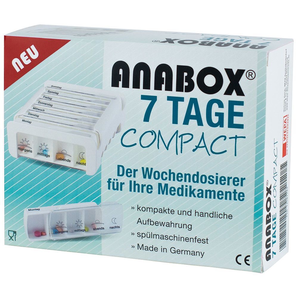ANABOX® 7 Tage Compact weiß